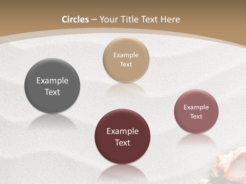 Warm Frame Shore PowerPoint Template