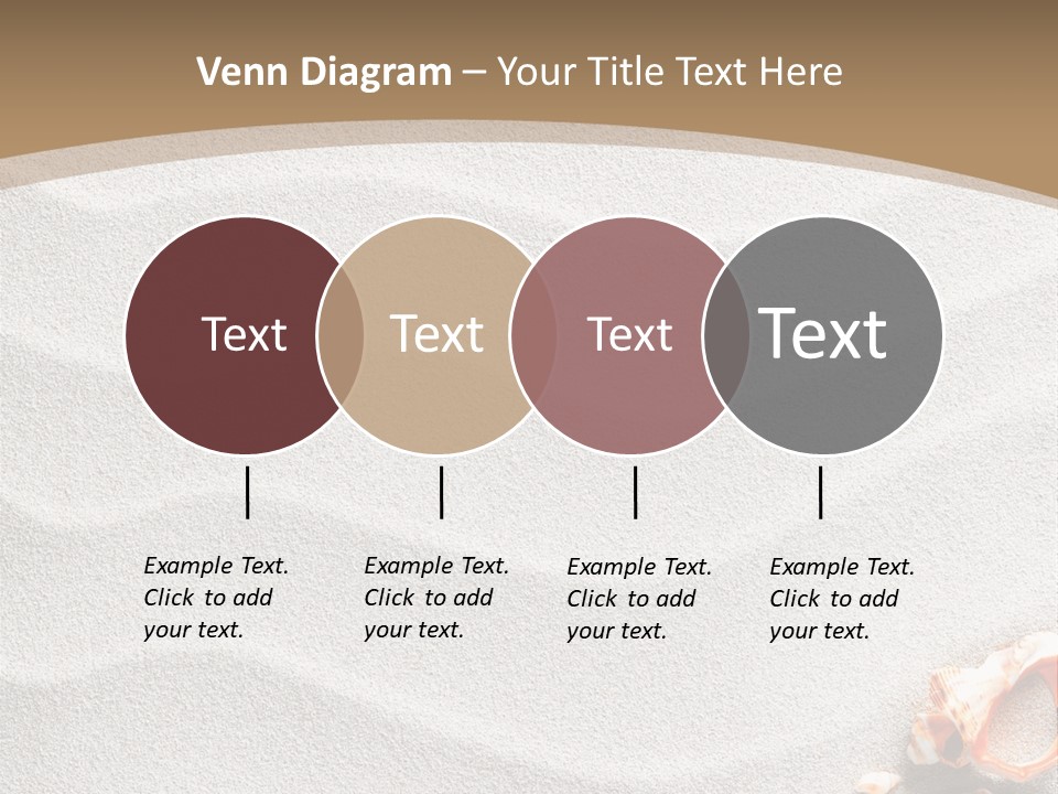 Warm Frame Shore PowerPoint Template