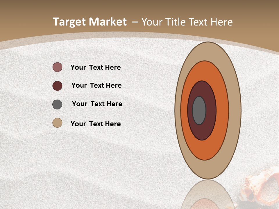 Warm Frame Shore PowerPoint Template