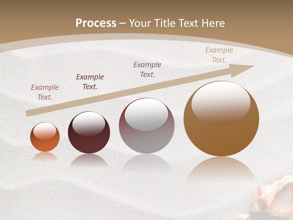Warm Frame Shore PowerPoint Template