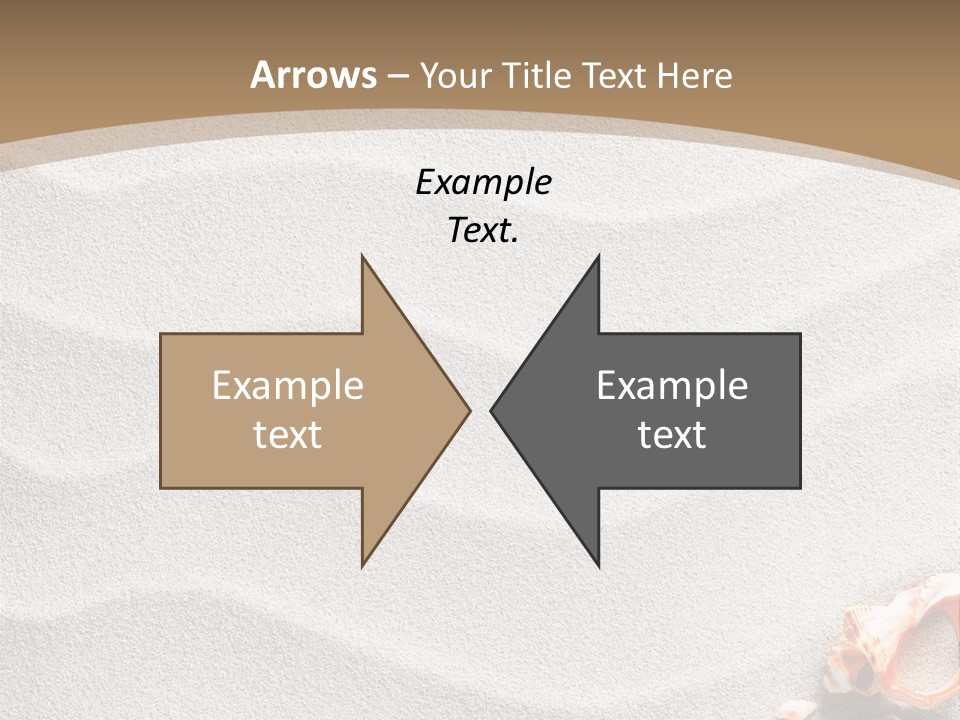 Warm Frame Shore PowerPoint Template