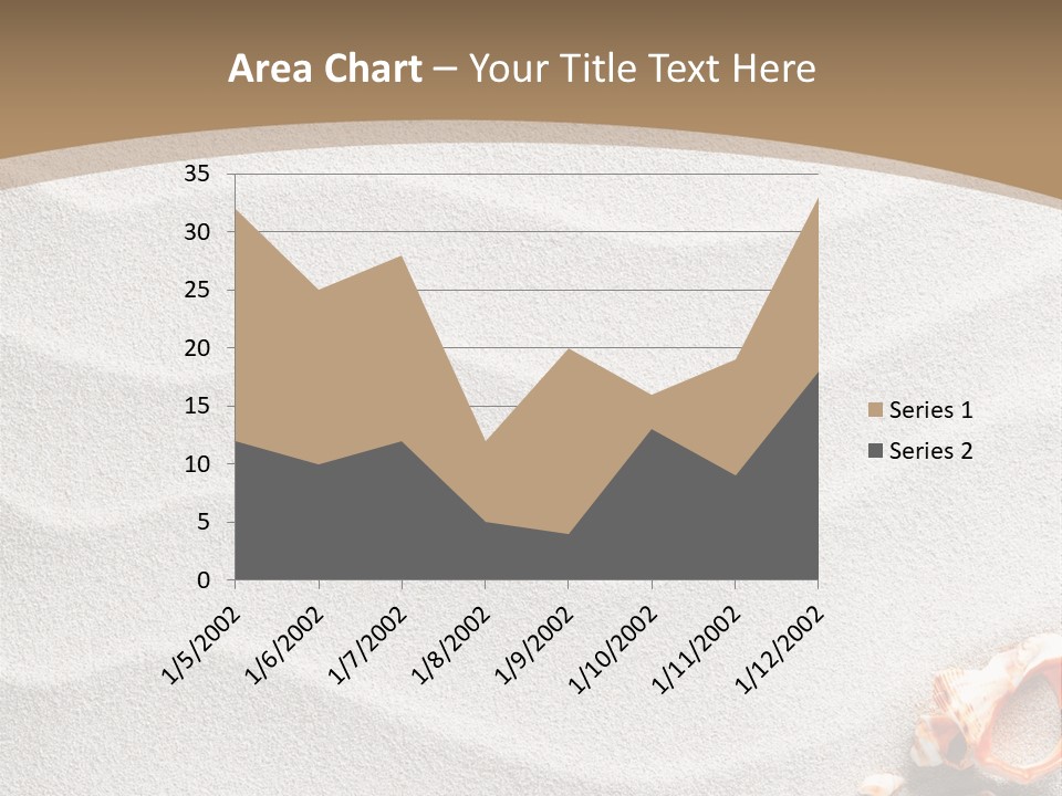 Warm Frame Shore PowerPoint Template