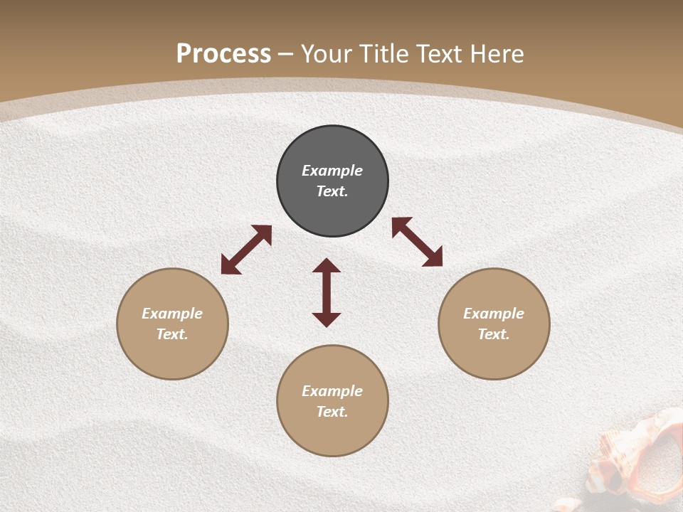 Warm Frame Shore PowerPoint Template