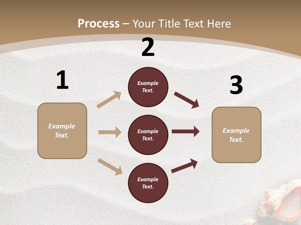 Warm Frame Shore PowerPoint Template