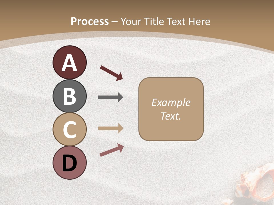 Warm Frame Shore PowerPoint Template