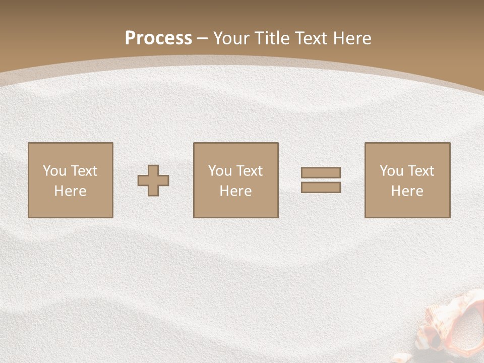 Warm Frame Shore PowerPoint Template