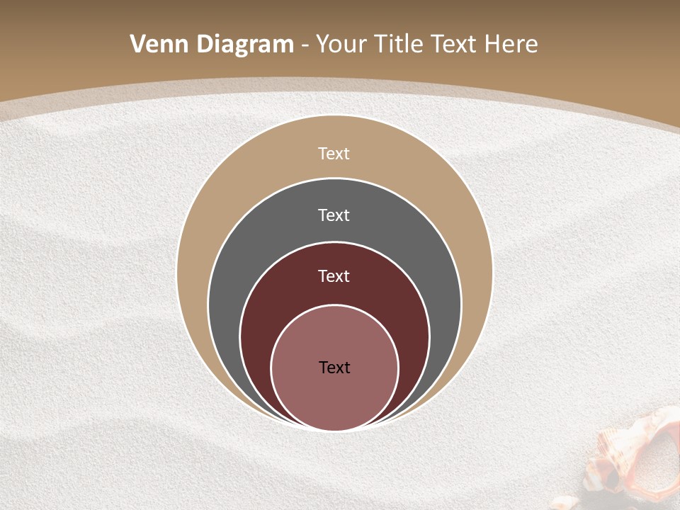 Warm Frame Shore PowerPoint Template