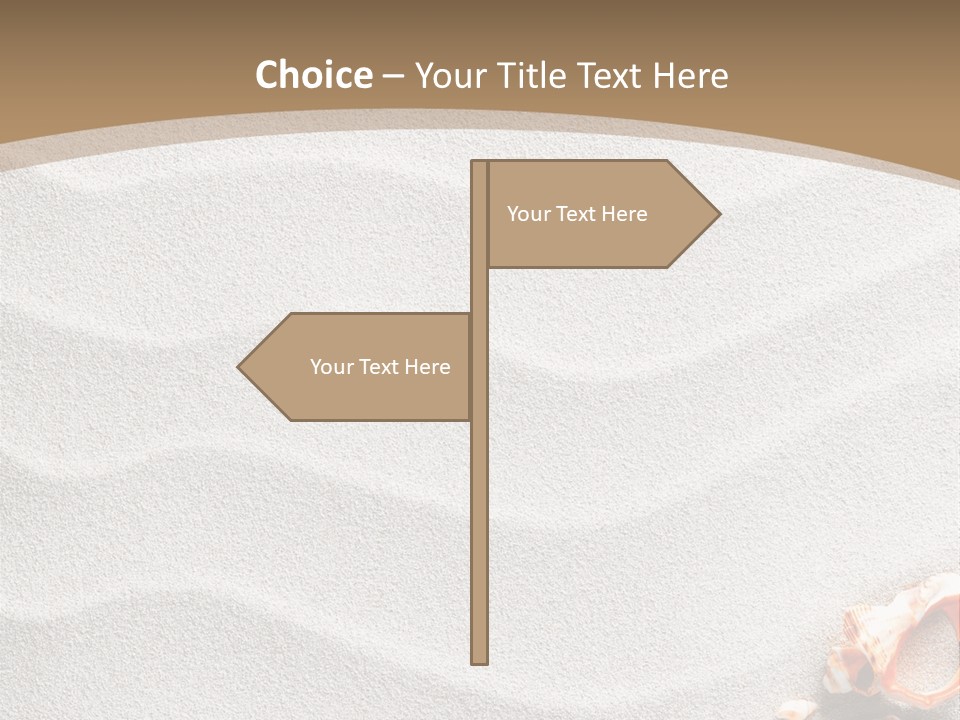Warm Frame Shore PowerPoint Template