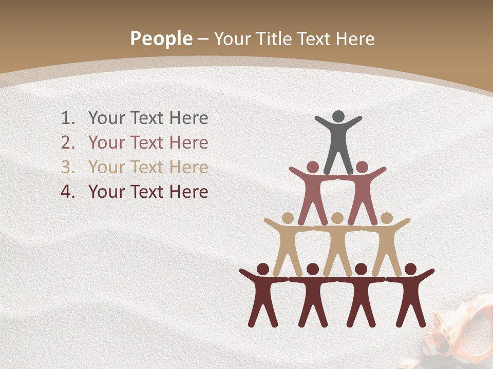 Warm Frame Shore PowerPoint Template