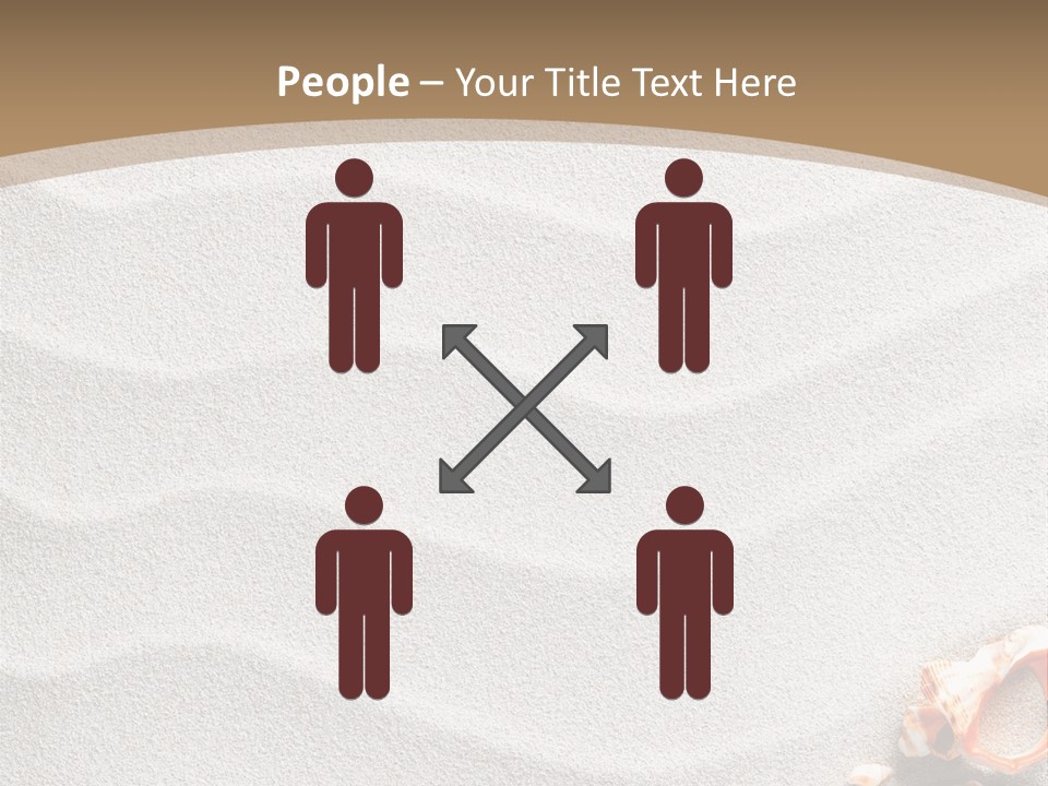 Warm Frame Shore PowerPoint Template