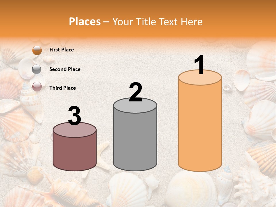 Seashell Summer Dry PowerPoint Template