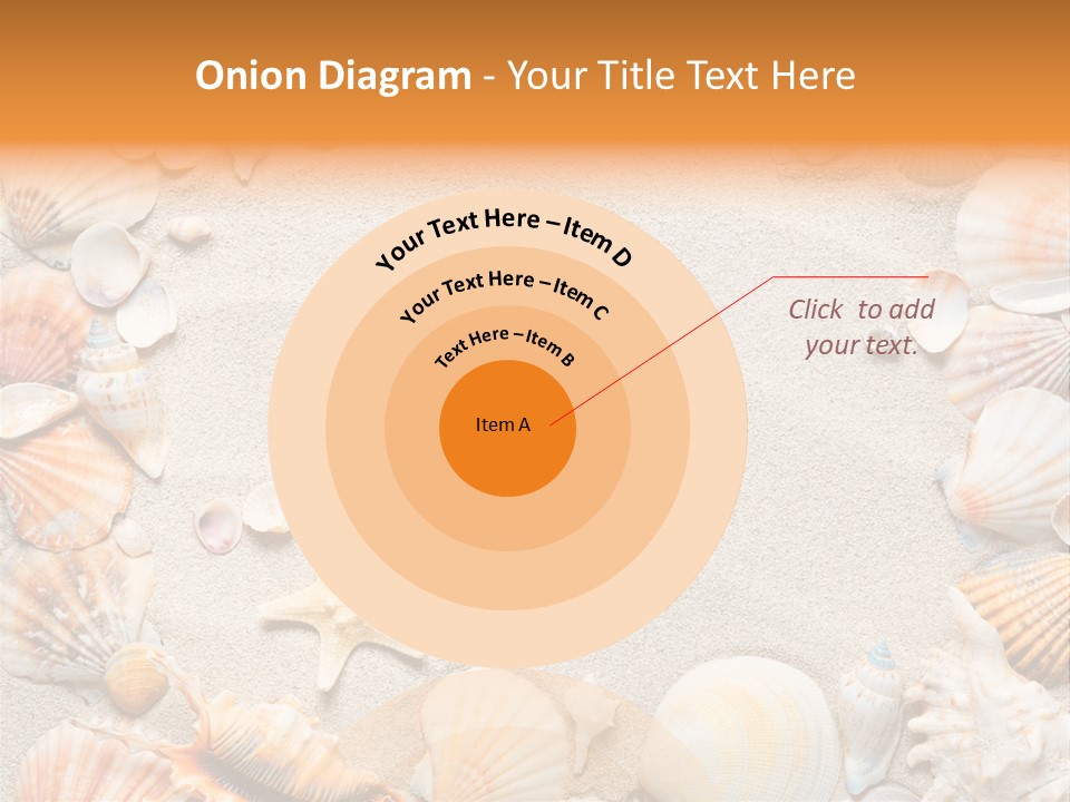 Seashell Summer Dry PowerPoint Template