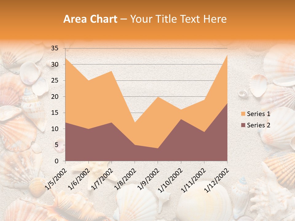 Seashell Summer Dry PowerPoint Template