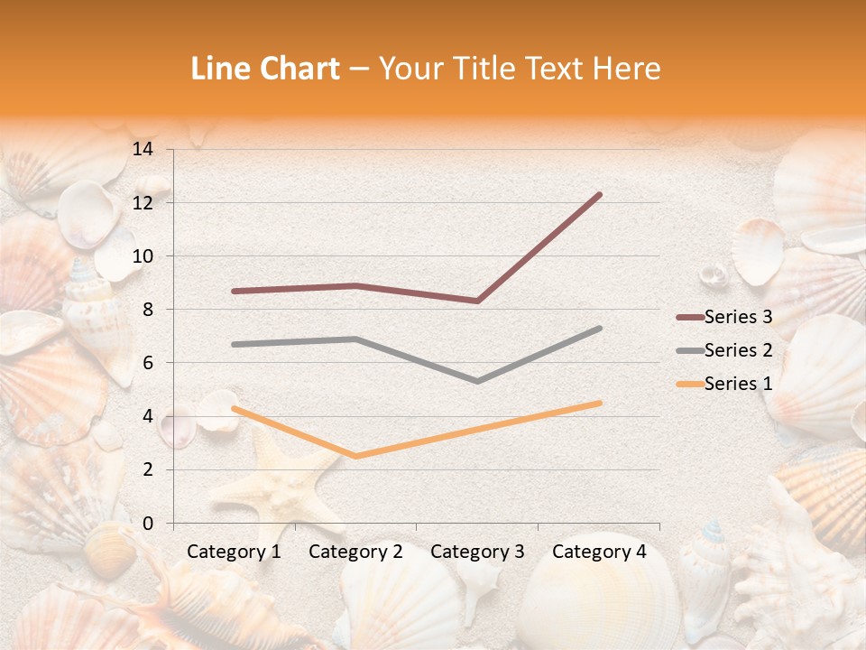 Seashell Summer Dry PowerPoint Template