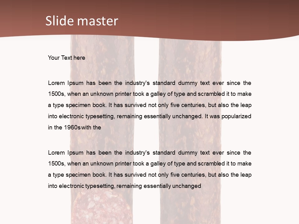 Slicing Chopped Healthy PowerPoint Template