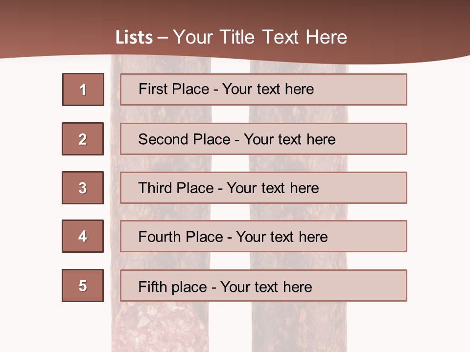Slicing Chopped Healthy PowerPoint Template
