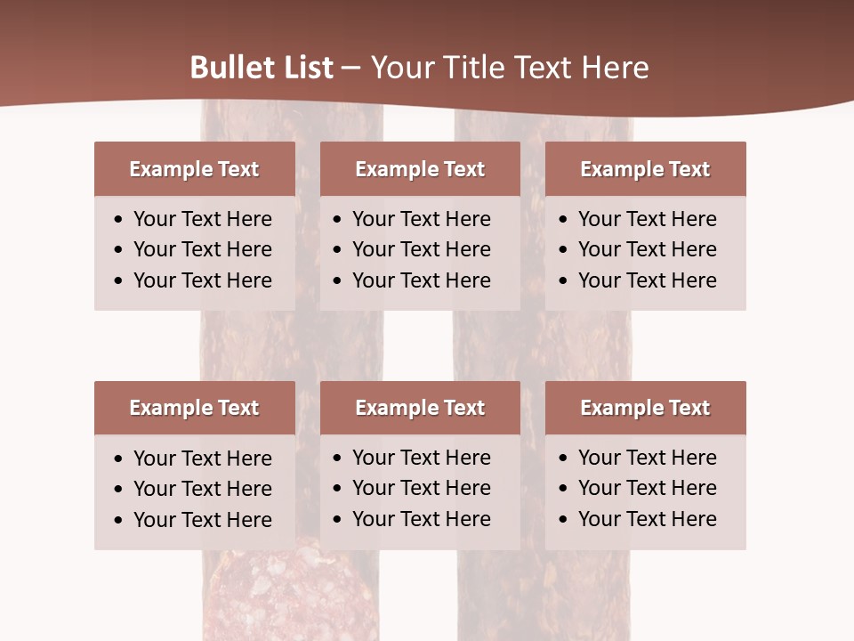 Slicing Chopped Healthy PowerPoint Template