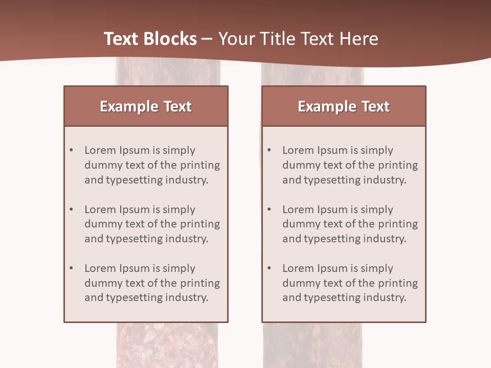 Slicing Chopped Healthy PowerPoint Template