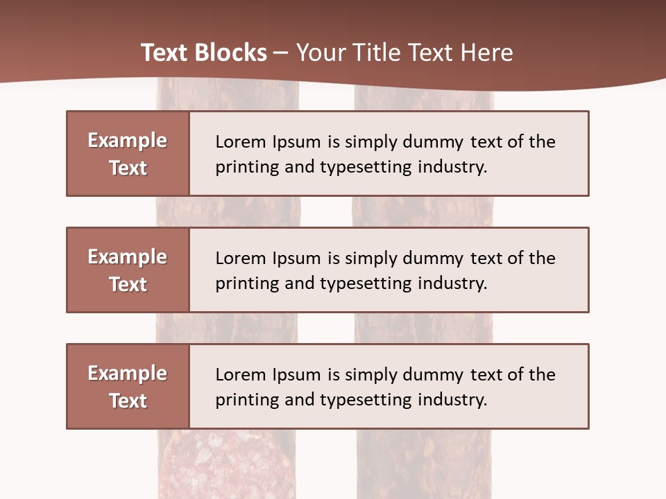 Slicing Chopped Healthy PowerPoint Template