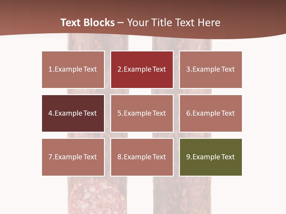 Slicing Chopped Healthy PowerPoint Template