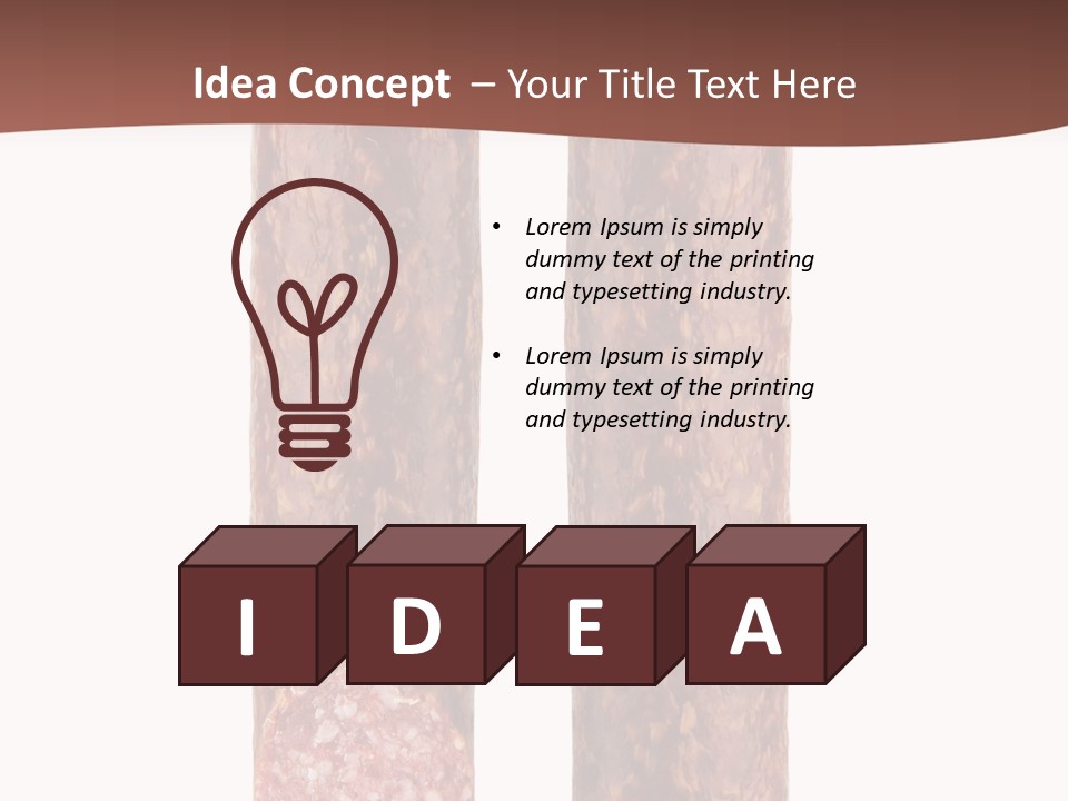 Slicing Chopped Healthy PowerPoint Template