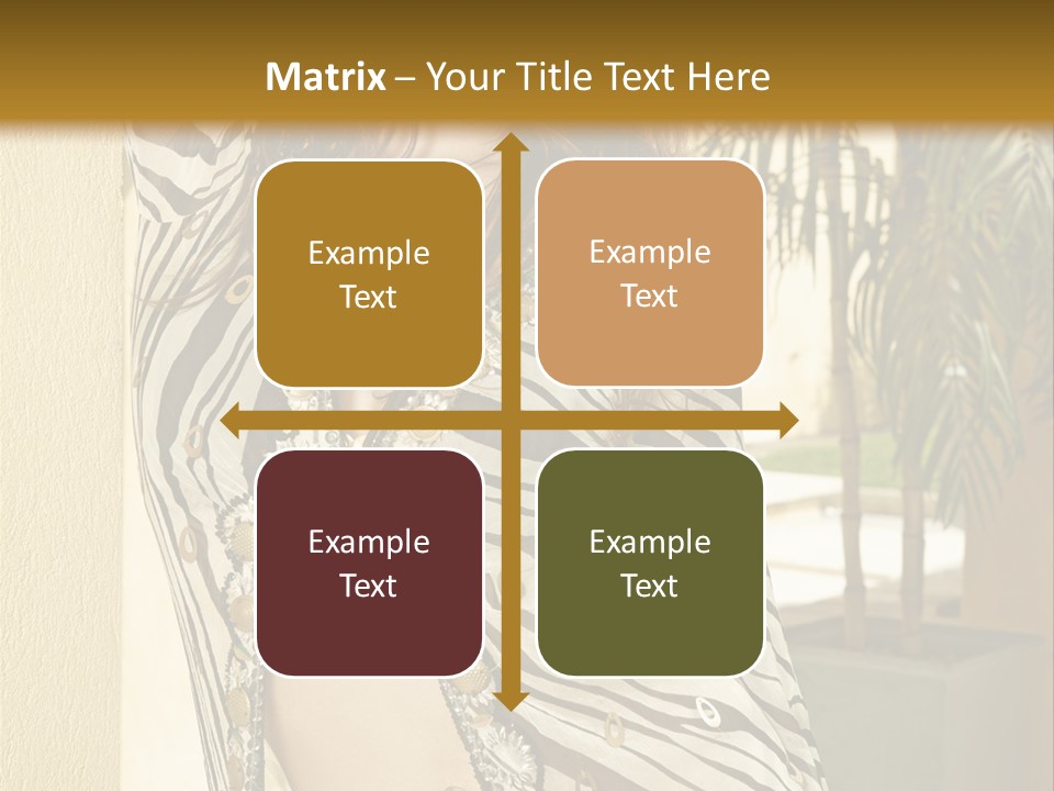 Swimsuit Sexy Gorgeous PowerPoint Template