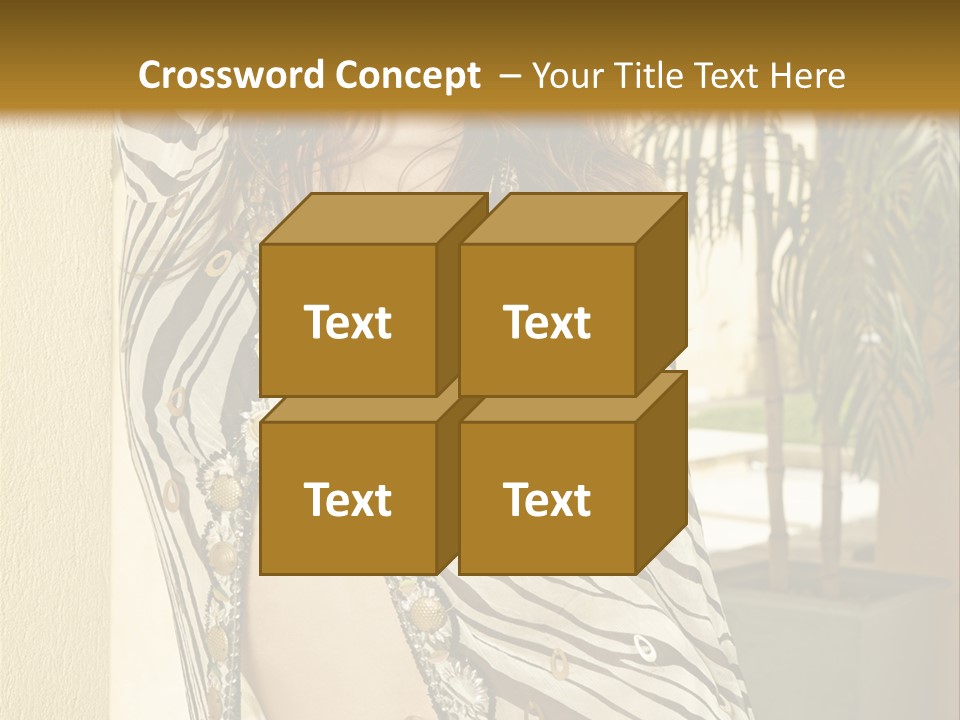 Swimsuit Sexy Gorgeous PowerPoint Template