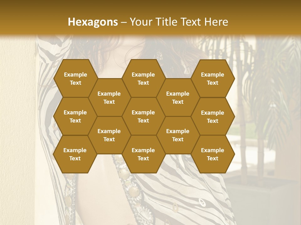 Swimsuit Sexy Gorgeous PowerPoint Template