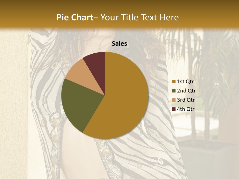 Swimsuit Sexy Gorgeous PowerPoint Template