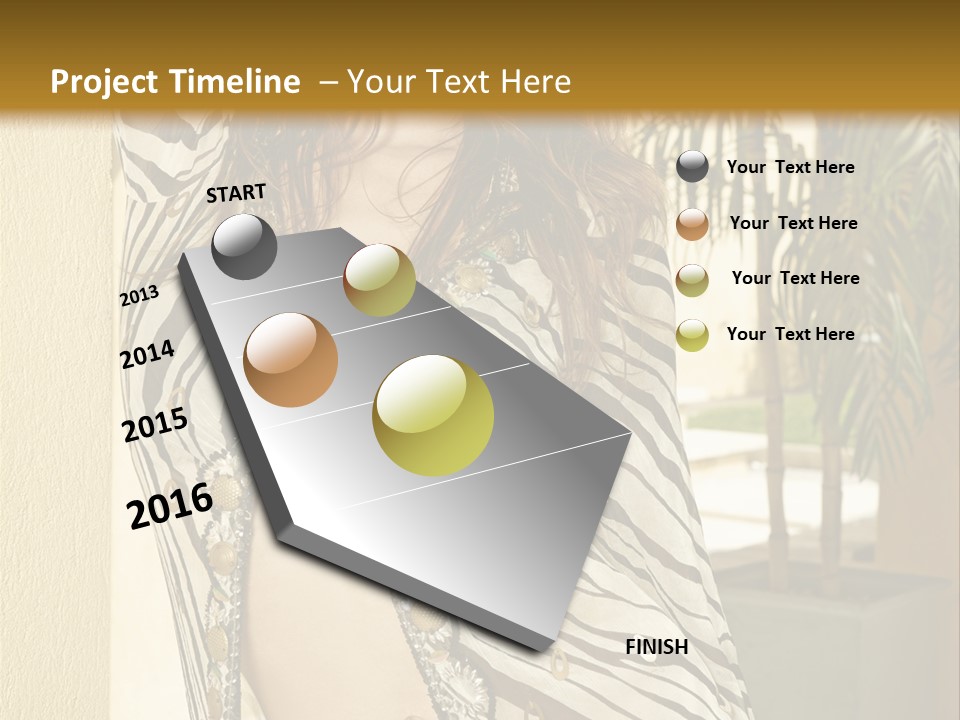 Swimsuit Sexy Gorgeous PowerPoint Template