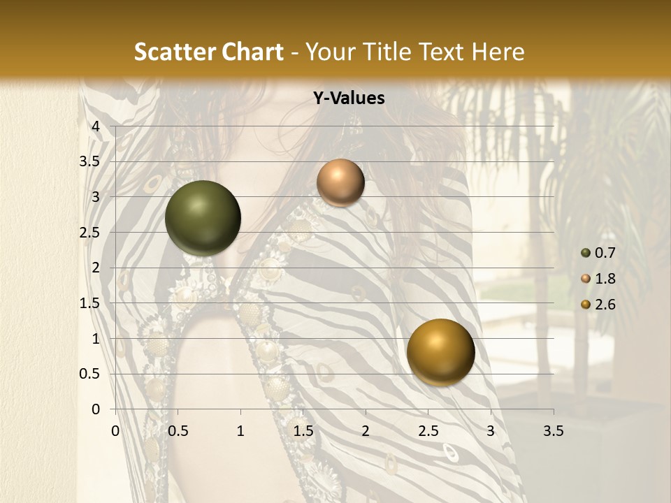 Swimsuit Sexy Gorgeous PowerPoint Template