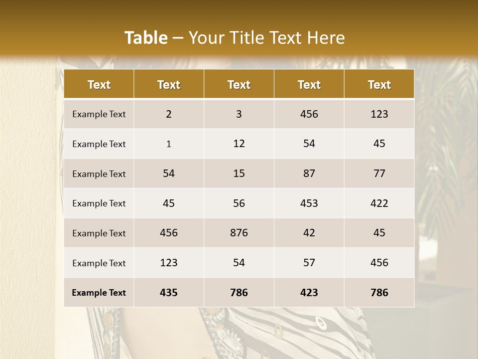 Swimsuit Sexy Gorgeous PowerPoint Template