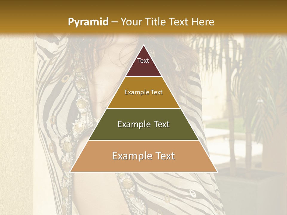 Swimsuit Sexy Gorgeous PowerPoint Template