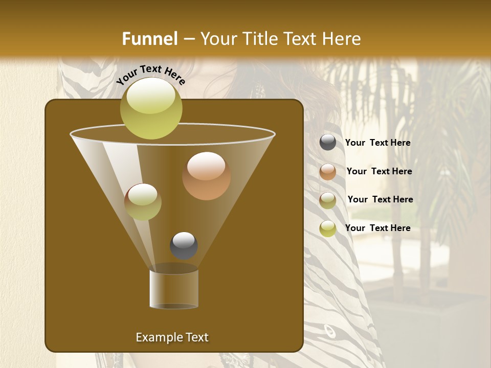 Swimsuit Sexy Gorgeous PowerPoint Template