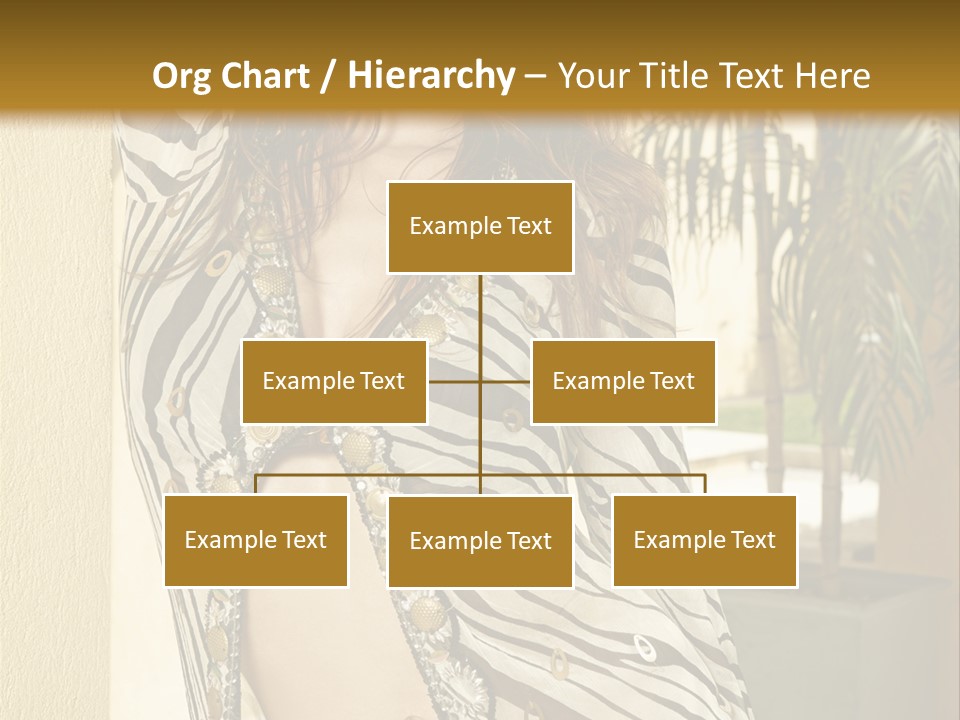 Swimsuit Sexy Gorgeous PowerPoint Template