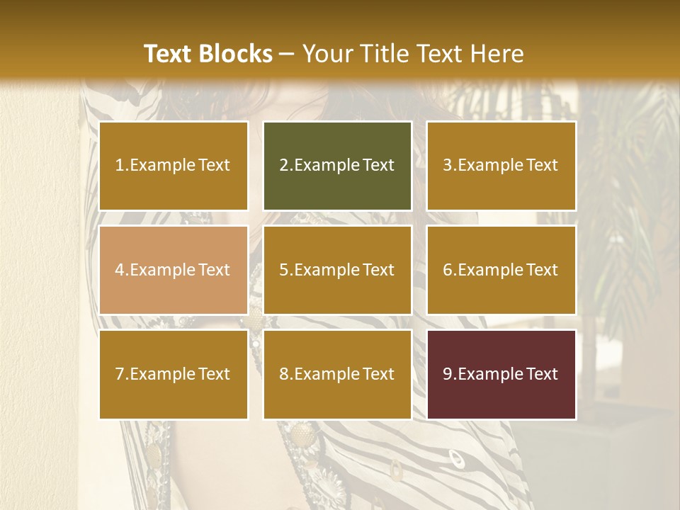 Swimsuit Sexy Gorgeous PowerPoint Template