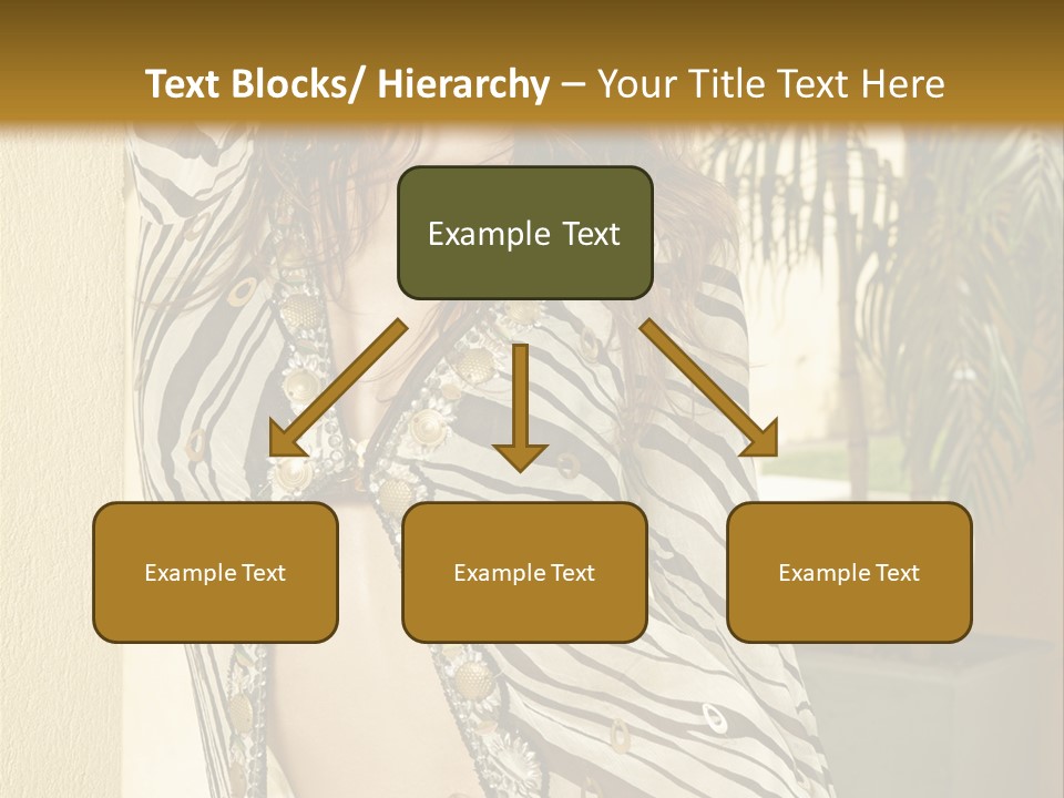 Swimsuit Sexy Gorgeous PowerPoint Template