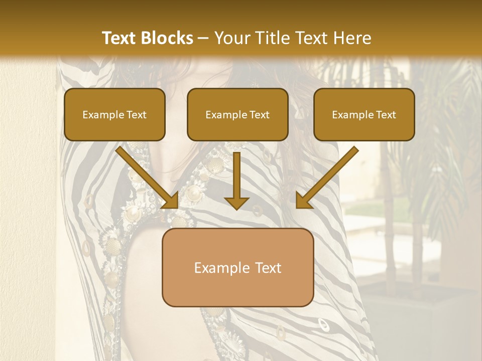 Swimsuit Sexy Gorgeous PowerPoint Template