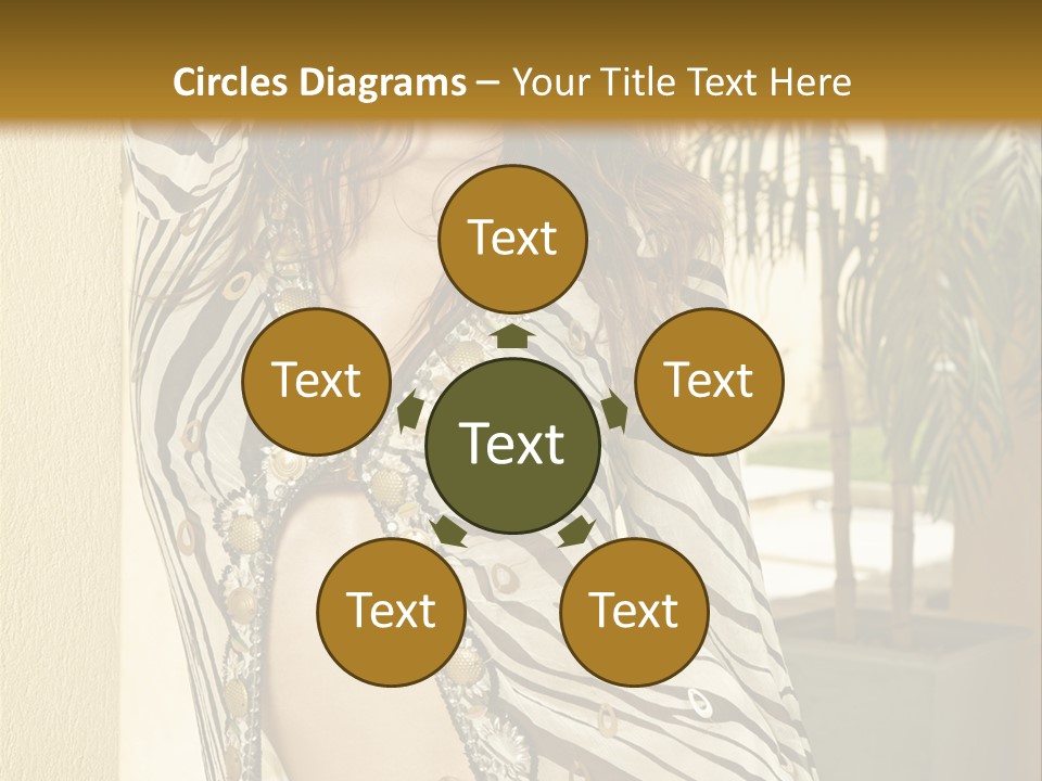 Swimsuit Sexy Gorgeous PowerPoint Template