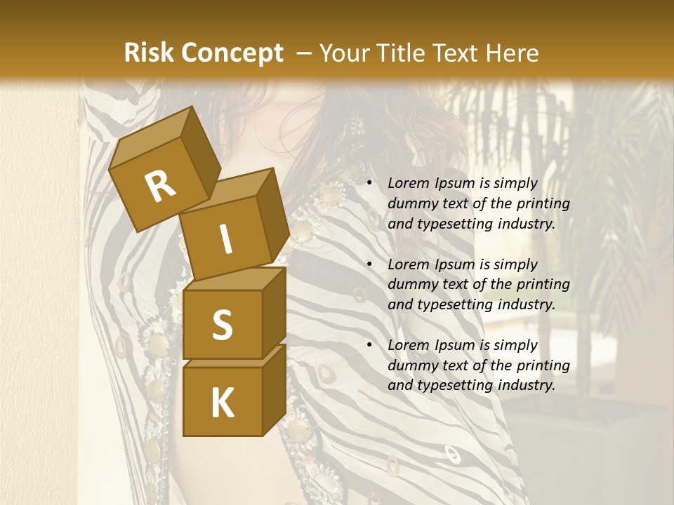 Swimsuit Sexy Gorgeous PowerPoint Template