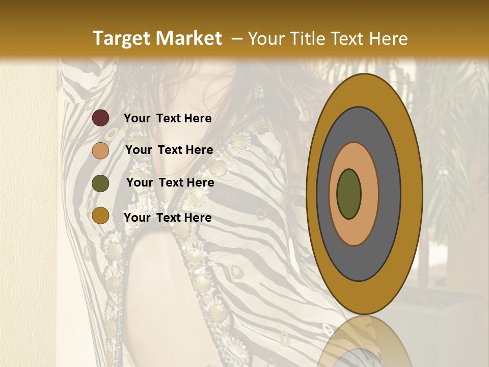 Swimsuit Sexy Gorgeous PowerPoint Template