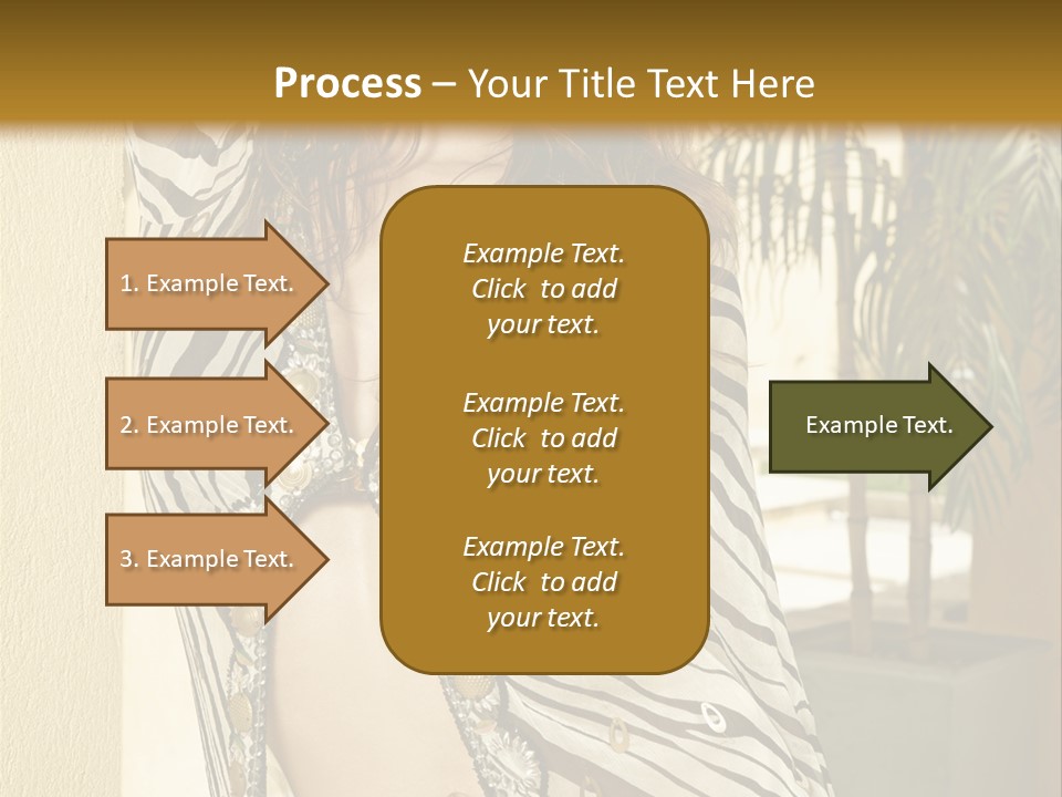 Swimsuit Sexy Gorgeous PowerPoint Template