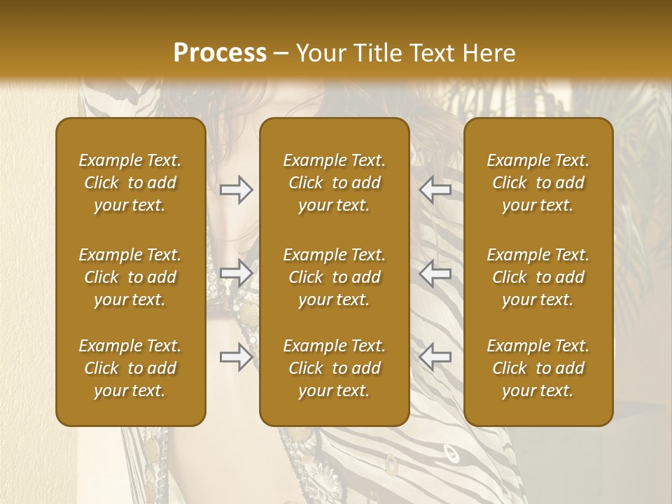 Swimsuit Sexy Gorgeous PowerPoint Template