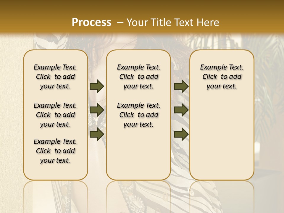 Swimsuit Sexy Gorgeous PowerPoint Template