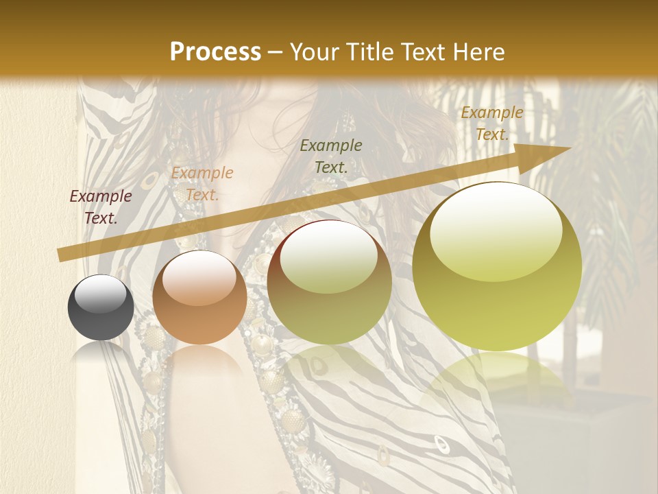 Swimsuit Sexy Gorgeous PowerPoint Template