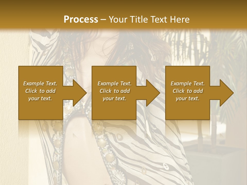 Swimsuit Sexy Gorgeous PowerPoint Template