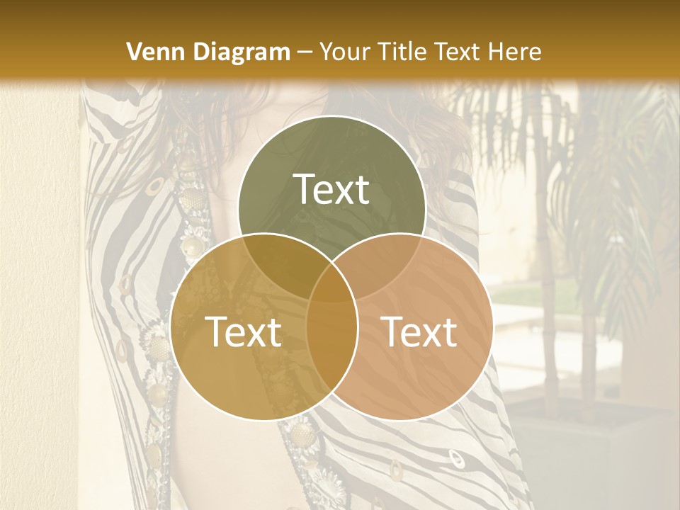 Swimsuit Sexy Gorgeous PowerPoint Template