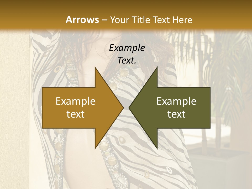 Swimsuit Sexy Gorgeous PowerPoint Template