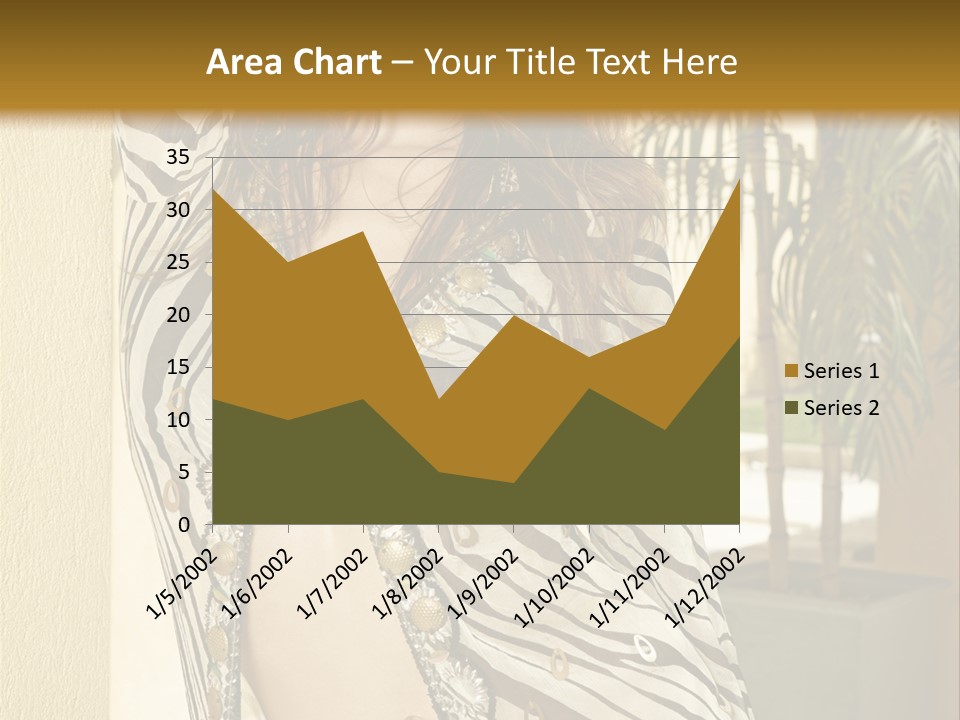 Swimsuit Sexy Gorgeous PowerPoint Template