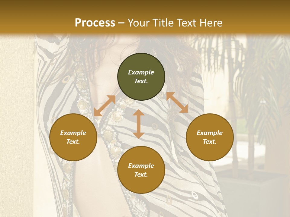Swimsuit Sexy Gorgeous PowerPoint Template